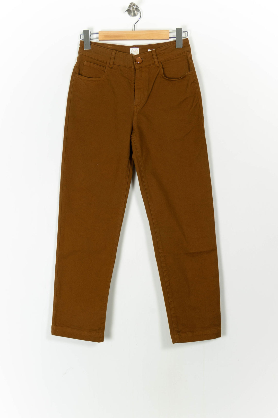 Jean Marron - Taille S/36 de la marque Des petits hauts | PARAD66704 - Vendu par Paradigme - Image 2