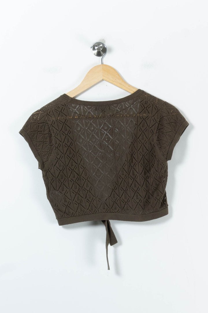 Gilet Vert - Taille S/36 de la marque Caroll | PARAD66721 - Vendu par Paradigme - Image 4