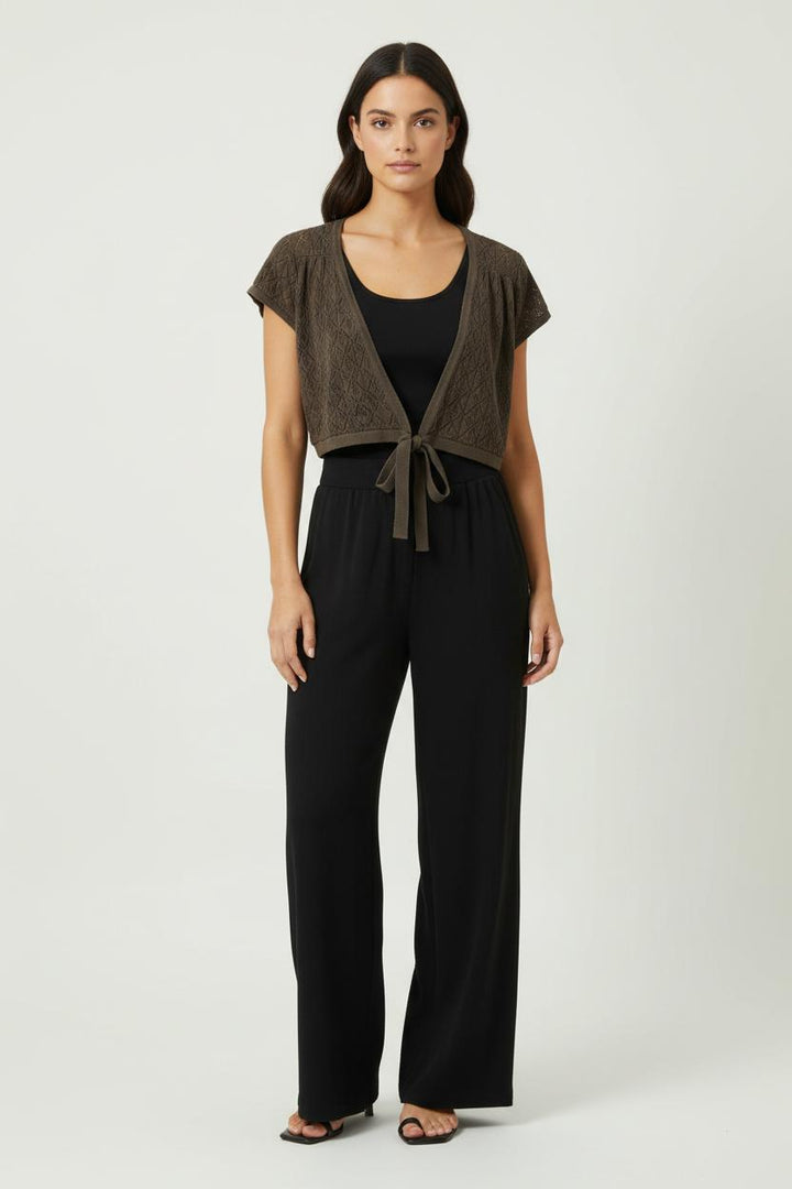 Gilet Vert - Taille S/36 de la marque Caroll | PARAD66721 - Vendu par Paradigme - Image 1