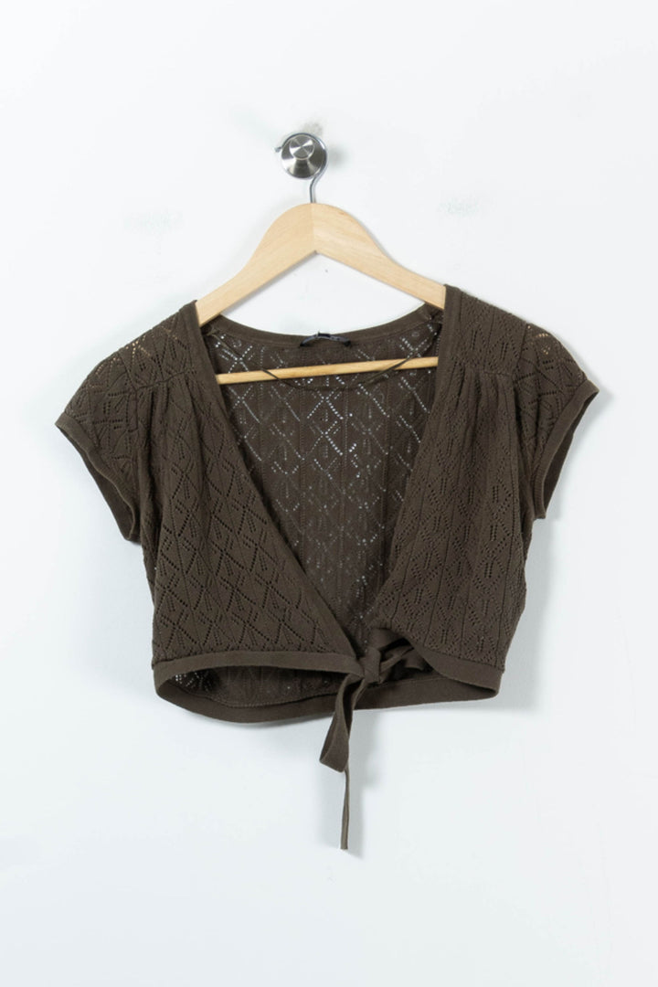Gilet Vert - Taille S/36 de la marque Caroll | PARAD66721 - Vendu par Paradigme - Image 2