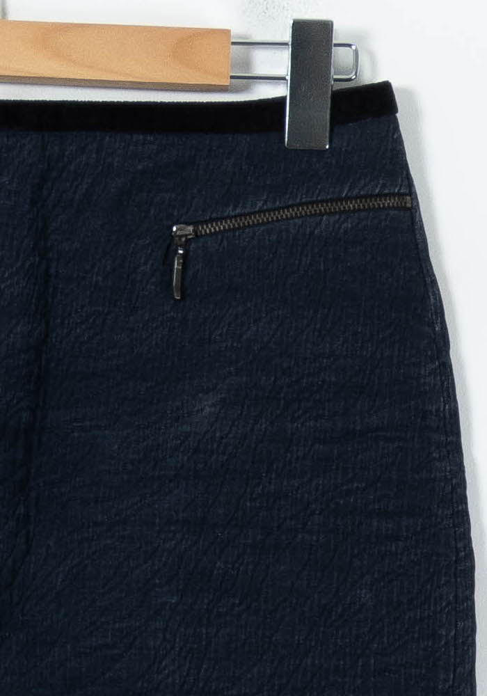 Jupe Droite Bleue - Taille M/38 de la marque Caroll | PARAD66730 - Vendu par Paradigme - Image 3