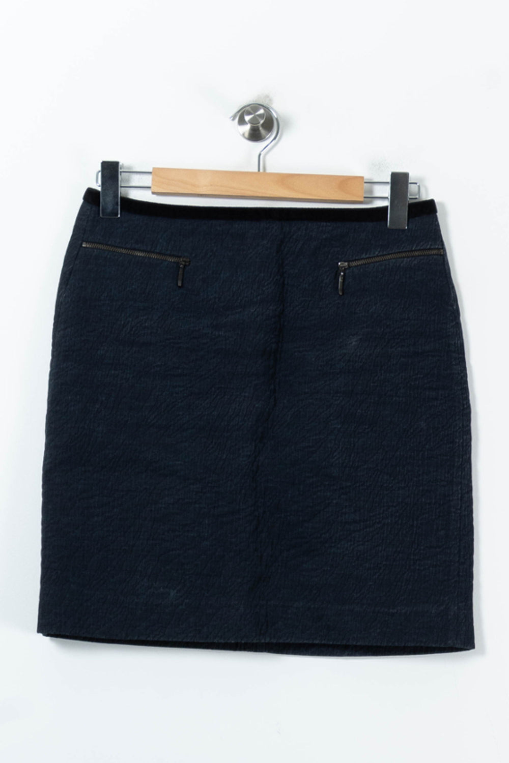 Jupe Droite Bleue - Taille M/38 de la marque Caroll | PARAD66730 - Vendu par Paradigme - Image 2