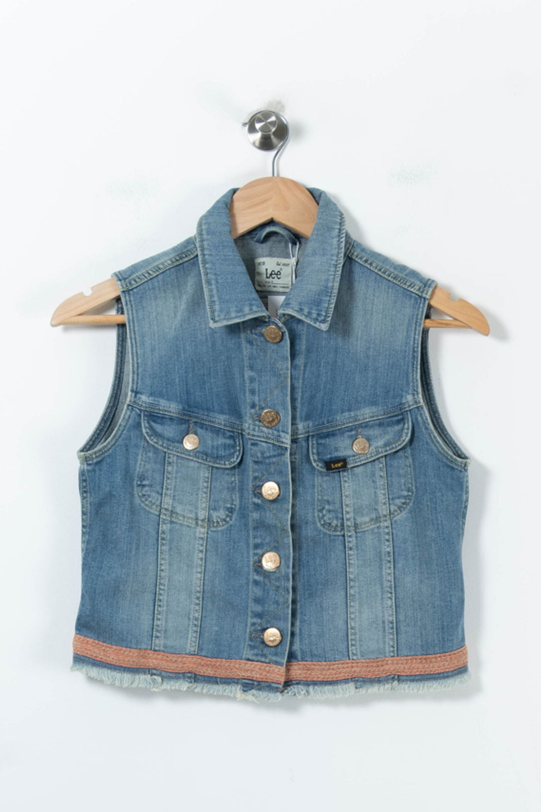 Veste Sans Manches Bleue - Taille S/36 de la marque Lee | PARAD66732 - Vendu par Paradigme - Image 2