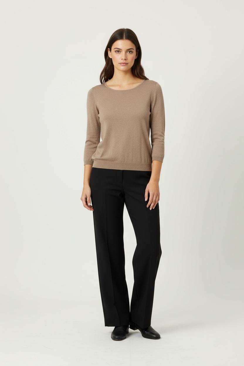 Pull Beige - Taille M/38 de la marque Caroll | PARAD66738 - Vendu par Paradigme - Image 1