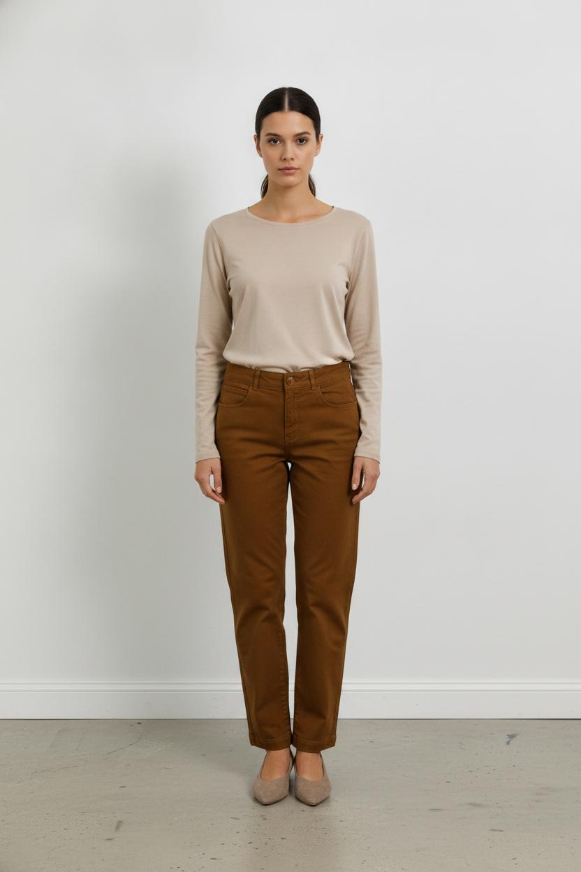 Jean Marron - Taille S/36 de la marque Des petits hauts | PARAD66739 - Vendu par Paradigme - Image 1