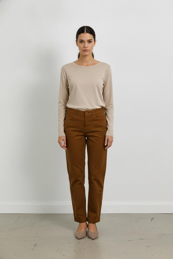 Jean Marron - Taille S/36 de la marque Des petits hauts | PARAD66739 - Vendu par Paradigme - Image 1