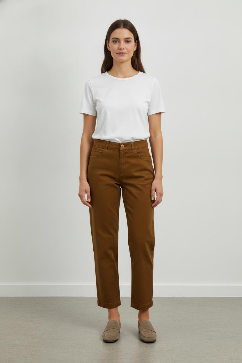 Jean Marron - Taille S/36 de la marque Des petits hauts | PARAD66744 - Vendu par Paradigme - Image 1