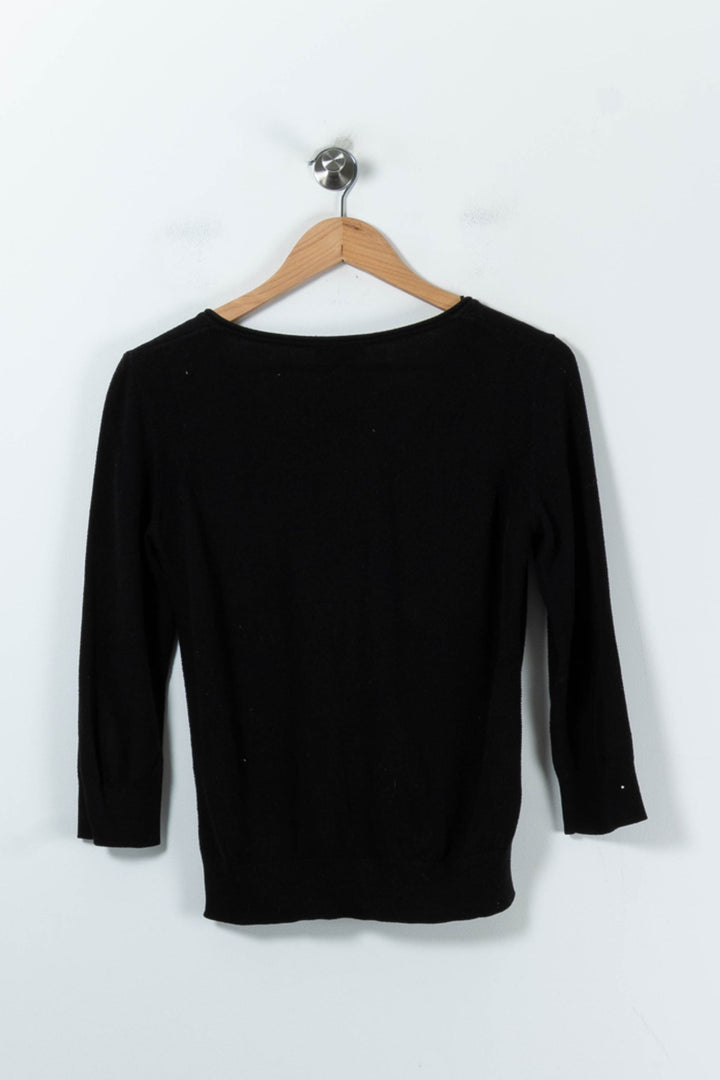 Pull Noir et Rouge - Taille S/36 de la marque Maison 123 | PARAD66745 - Vendu par Paradigme - Image 4