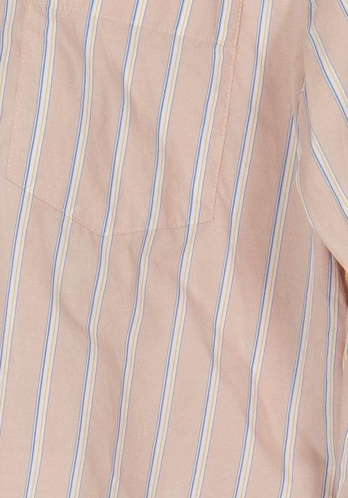 Chemise Rayée Rose et Blanche - Taille L/40 de la marque Mister K | PARAD66747 - Vendu par Paradigme - Image 3