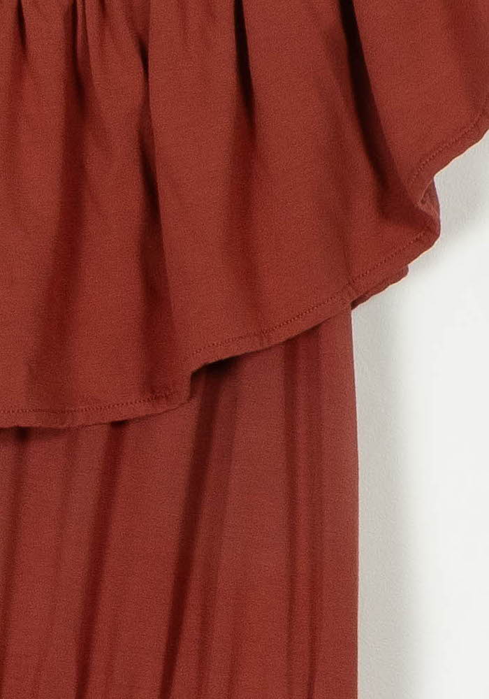 Combinaison Une Épaule Bordeaux - Taille L/40 de la marque Des petits hauts | PARAD66755 - Vendu par Paradigme - Image 3