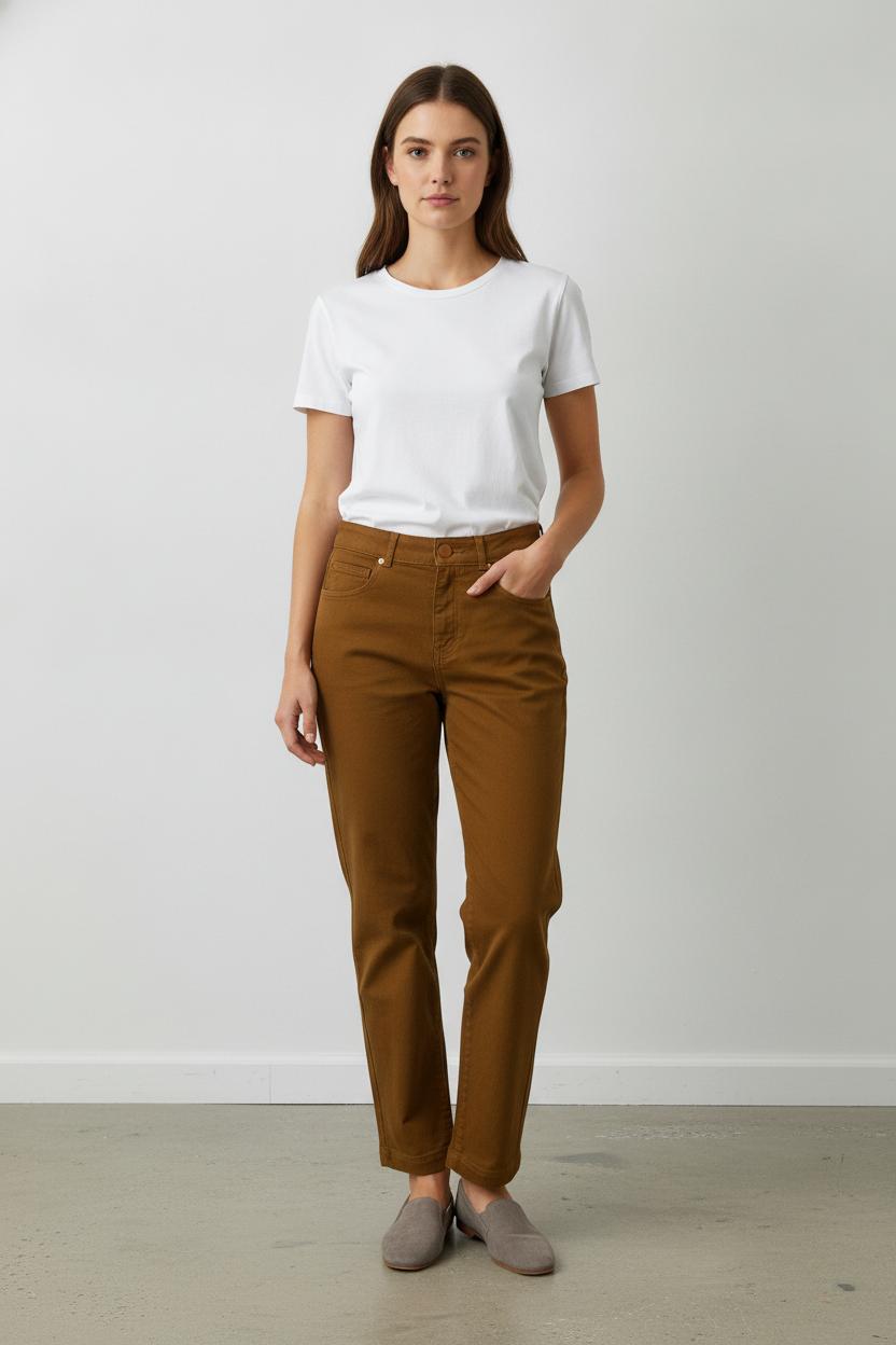 Jean Marron - Taille S/36 de la marque Des petits hauts | PARAD66760 - Vendu par Paradigme - Image 1