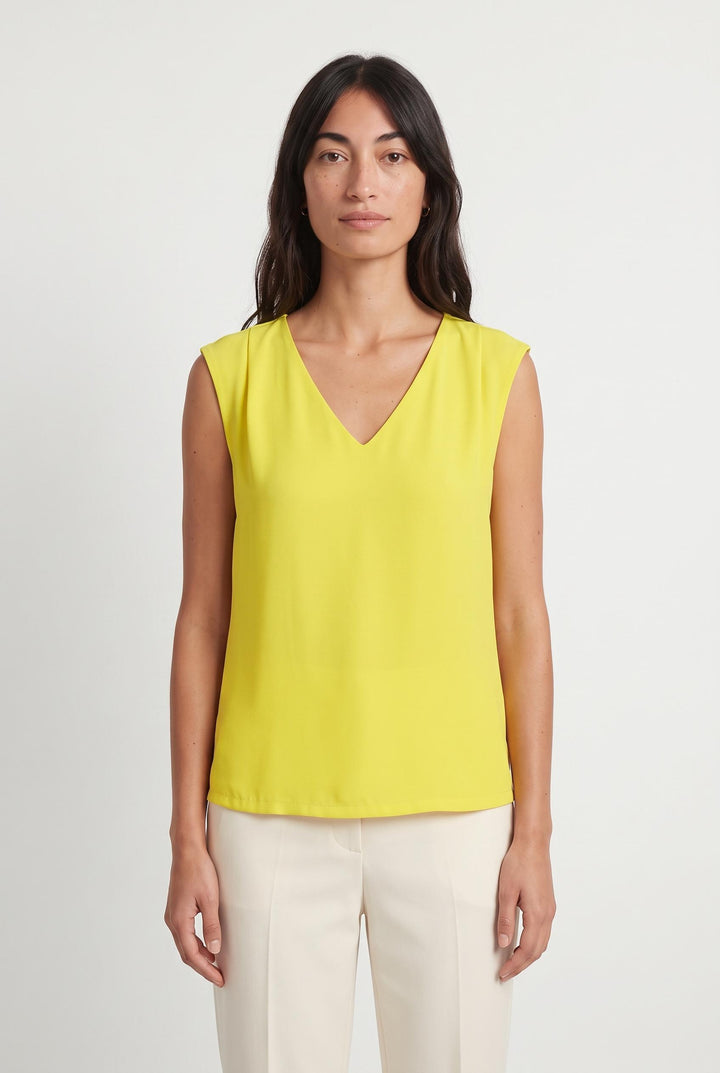 Débardeur Jaune - Taille M/38 de la marque Maison 123 | PARAD66778 - Vendu par Paradigme - Image 1