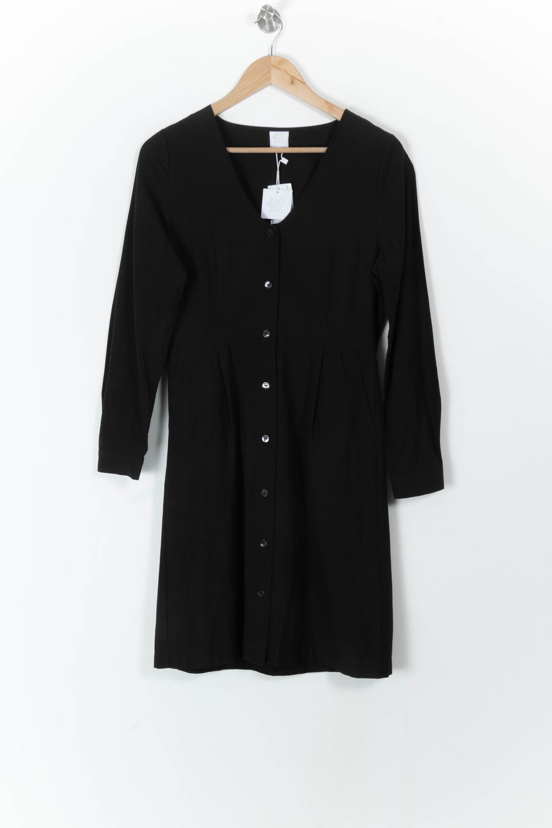 Robe Chemise Noire - Taille M/38 de la marque Karl Marc John | PARAD66784 - Vendu par Paradigme - Image 2
