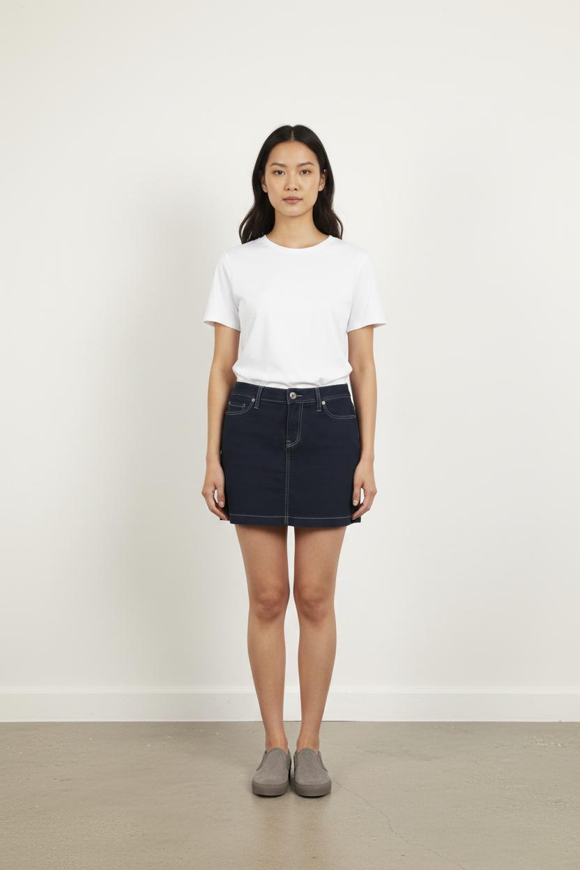 Jupe Courte Bleue - Taille L/40