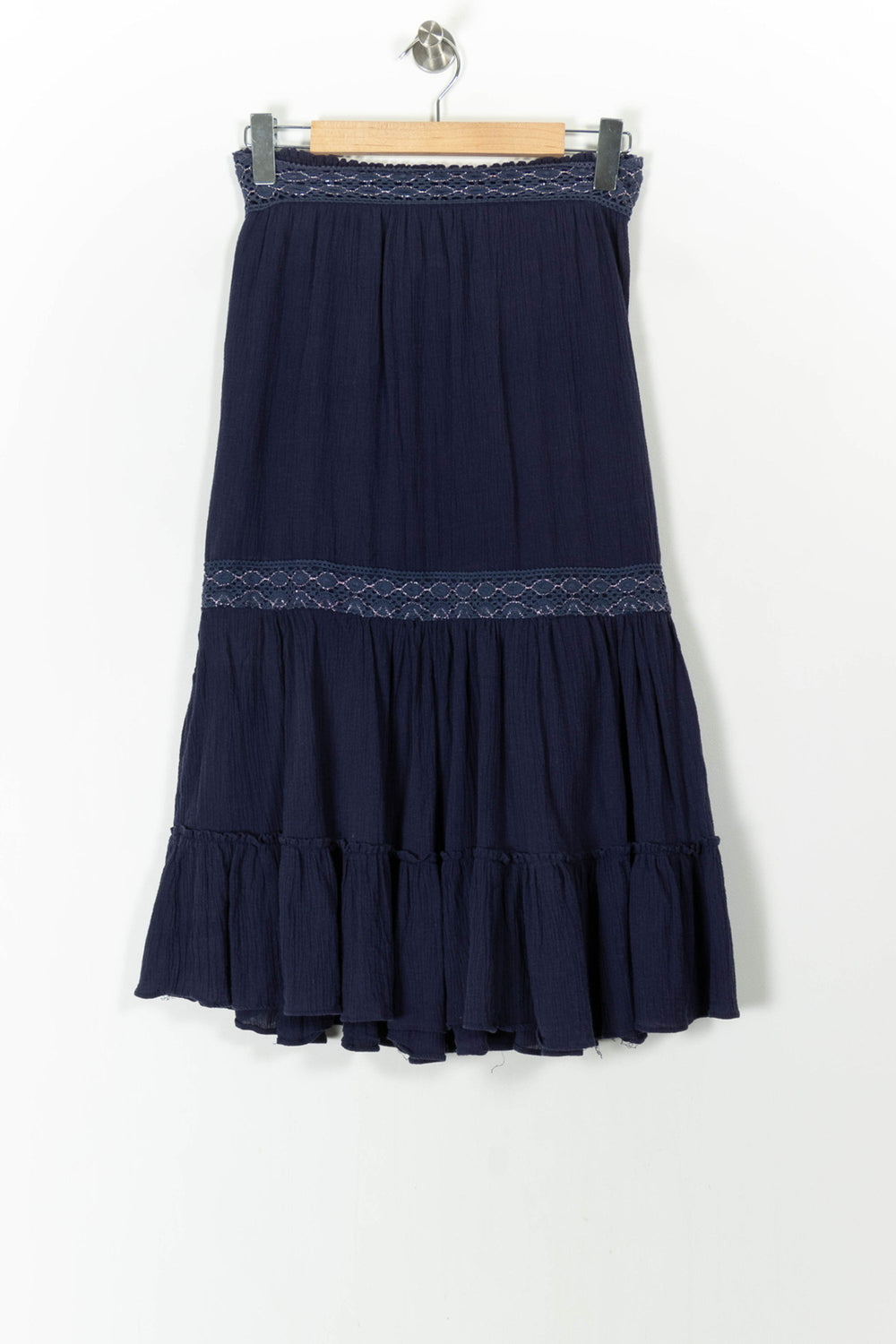 Jupe Longue Bleue - Taille S/36 de la marque Maje | PARAD66812 - Vendu par Paradigme - Image 2