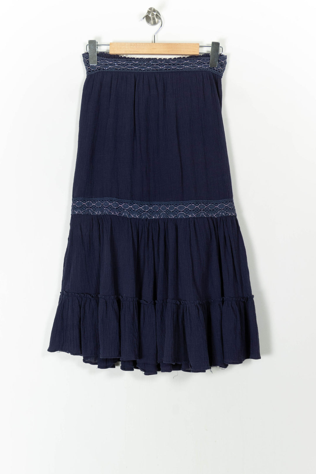Jupe Longue Bleue - Taille S/36 de la marque Maje | PARAD66812 - Vendu par Paradigme - Image 2