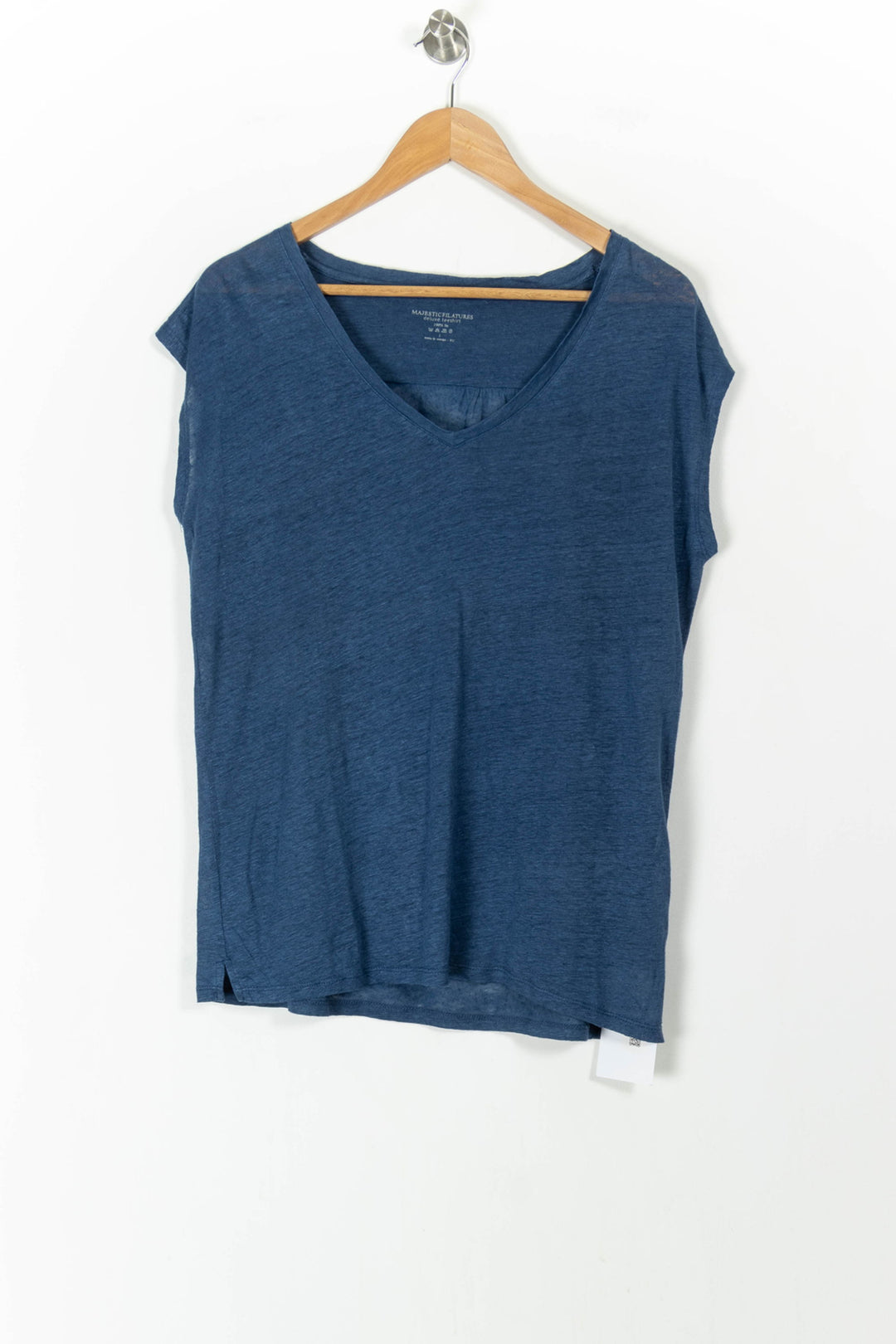 T-shirt Bleu - Taille S/36 de la marque Majestic Filatures | PARAD66814 - Vendu par Paradigme - Image 2