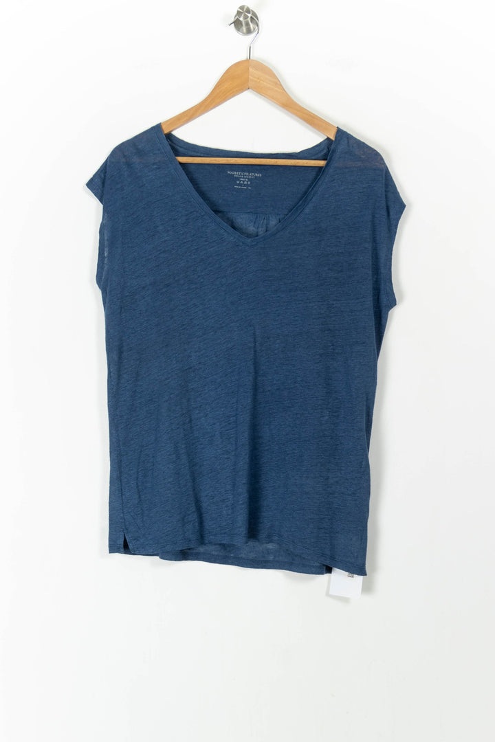 T-shirt Bleu - Taille S/36 de la marque Majestic Filatures | PARAD66814 - Vendu par Paradigme - Image 2
