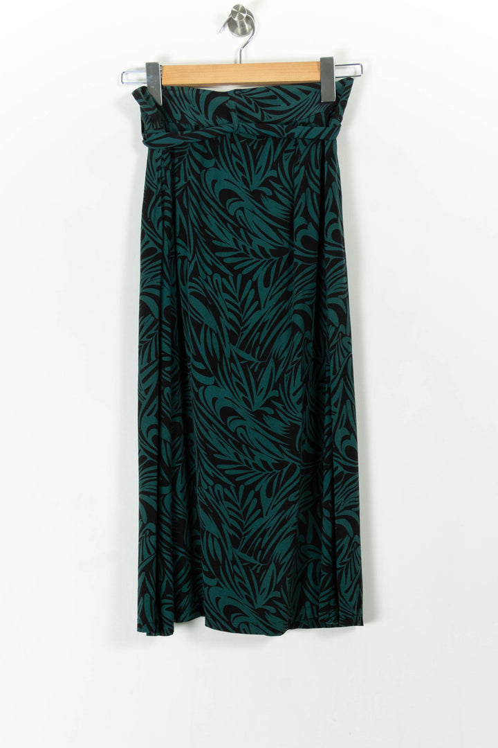 Jupe Longue Verte et Noire - Taille M/38 de la marque La Fée Maraboutée | PARAD66820 - Vendu par Paradigme - Image 4
