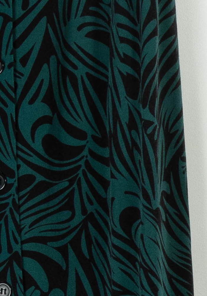 Jupe Longue Verte et Noire - Taille M/38 de la marque La Fée Maraboutée | PARAD66820 - Vendu par Paradigme - Image 3