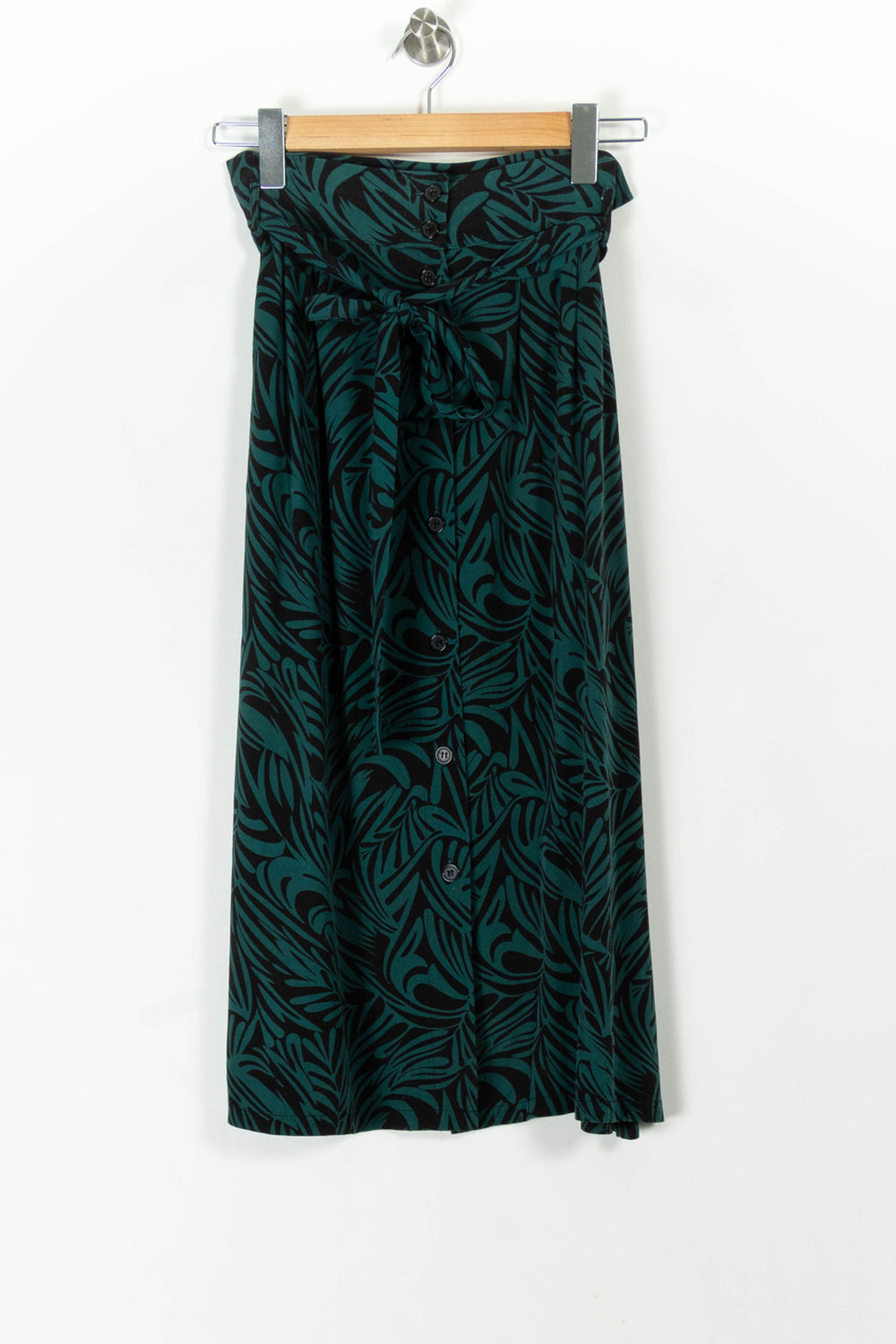 Jupe Longue Verte et Noire - Taille M/38 de la marque La Fée Maraboutée | PARAD66820 - Vendu par Paradigme - Image 2