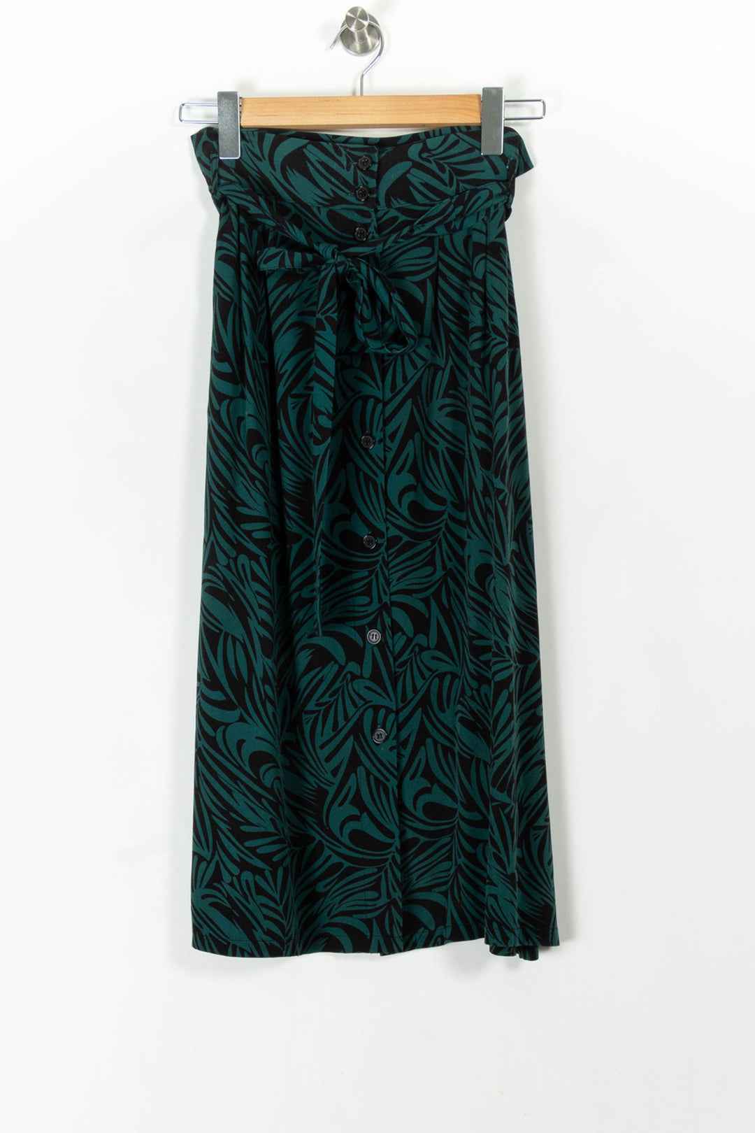 Jupe Longue Verte et Noire - Taille M/38 de la marque La Fée Maraboutée | PARAD66820 - Vendu par Paradigme - Image 2