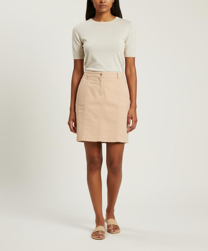 Jupe Droite Rose - Taille XXL/44 de la marque Caroll | PARAD66842 - Vendu par Paradigme - Image 1