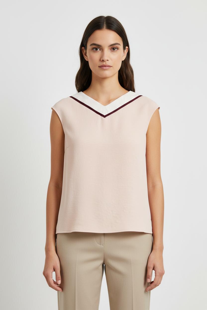 Débardeur Rose et Blanc - Taille S/36
