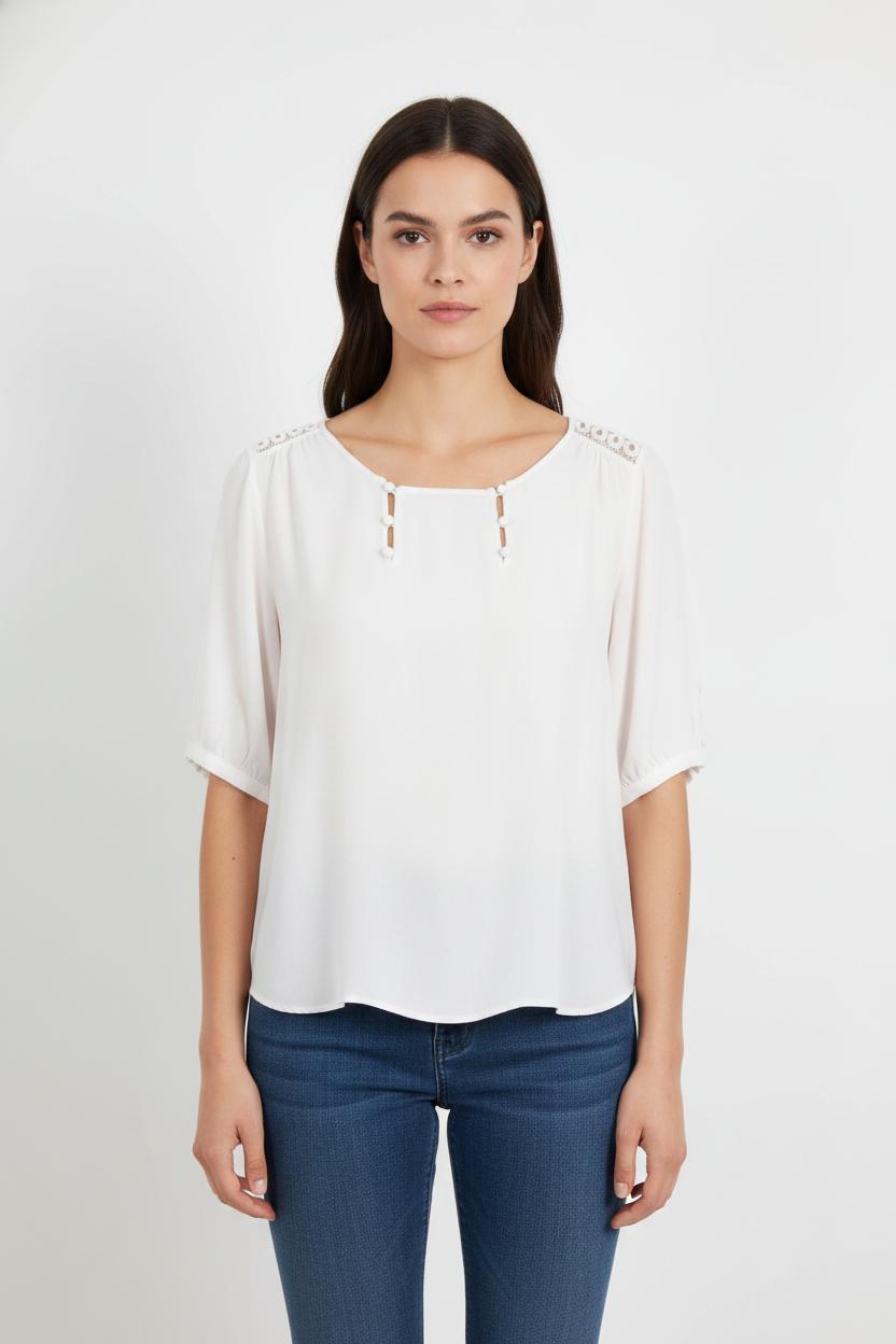 Blouse Blanche - Taille S/36