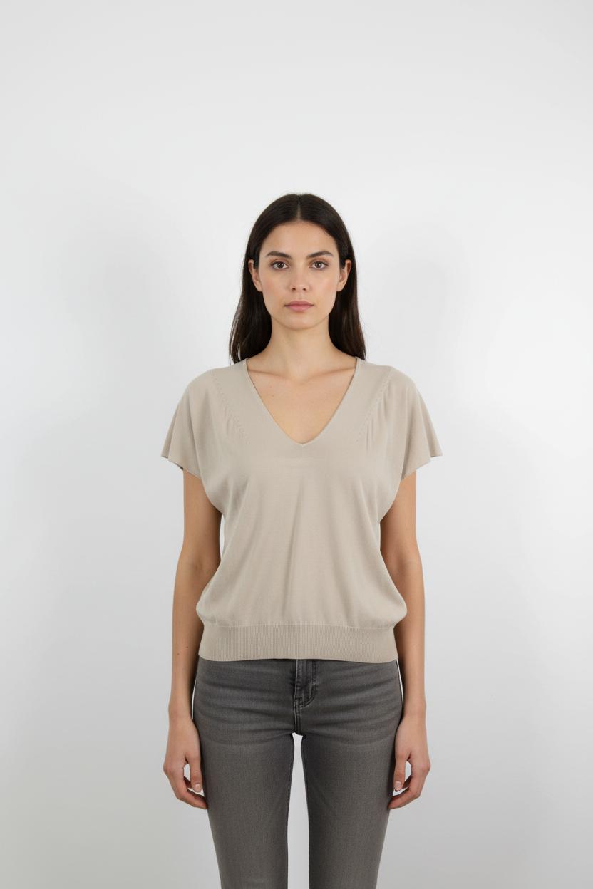 Pull Beige - Taille L/40