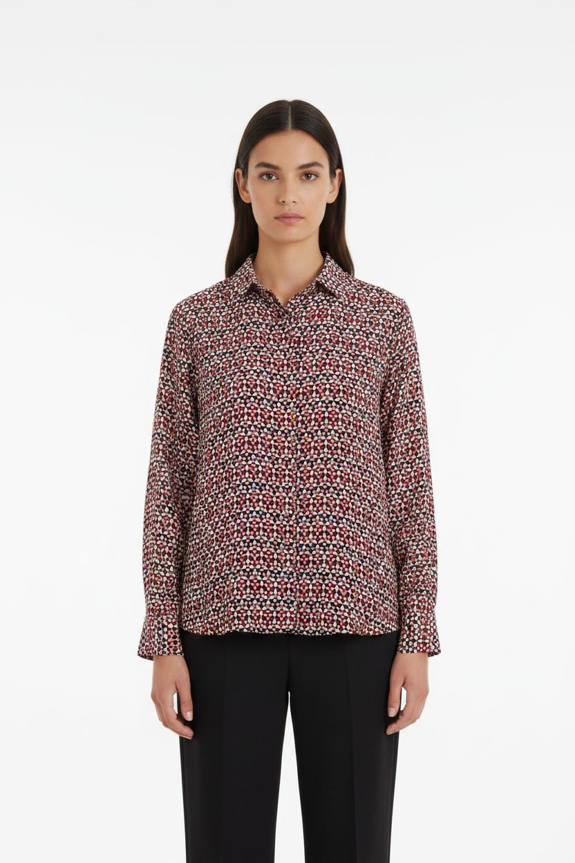 Chemise Rouge et Blanche - Taille S/36