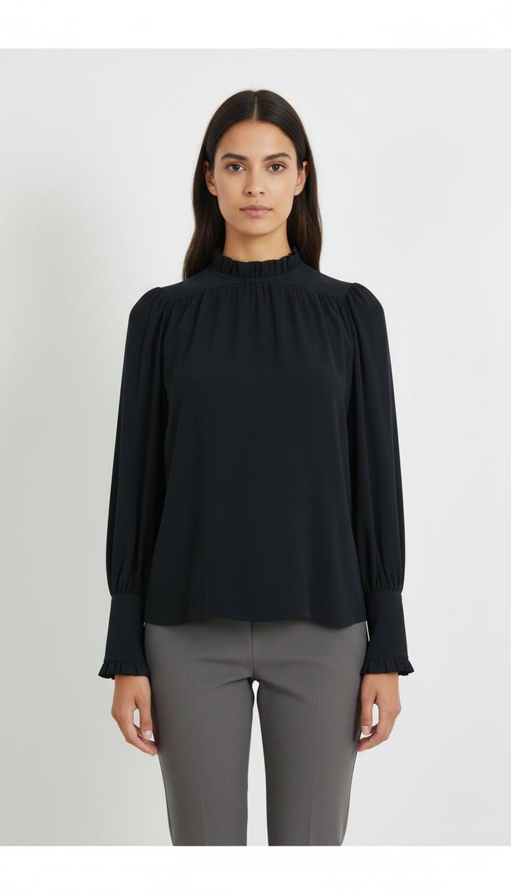 Blouse Noire - Taille S/36