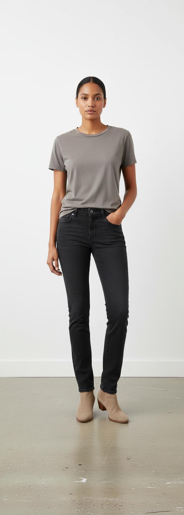 Jean Slim Gris - Taille M/38