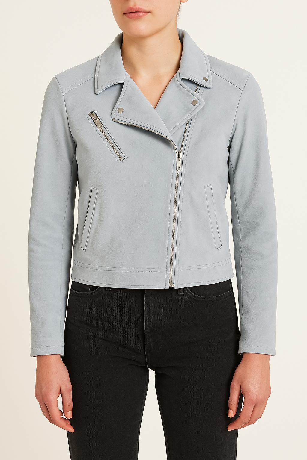 Veste Motard Bleue - Taille M/38 de la marque IKKS | PARAD66887 - Vendu par Paradigme - Image 1