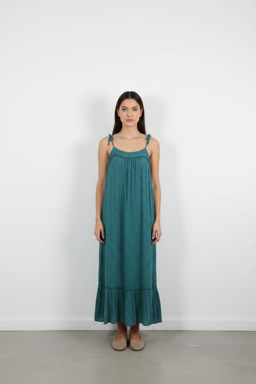 Robe Longue Verte - Taille S/36