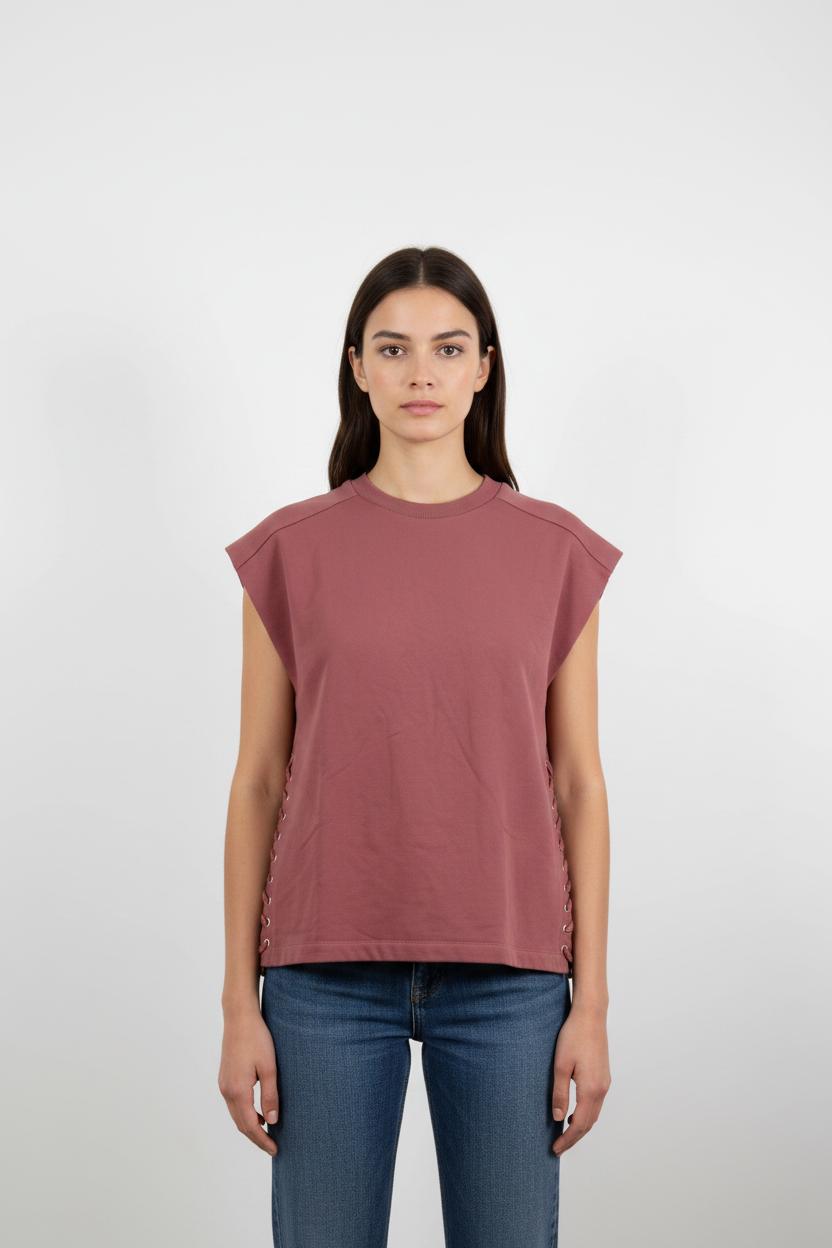 Sweat Sans Manches Rose - Taille S/36