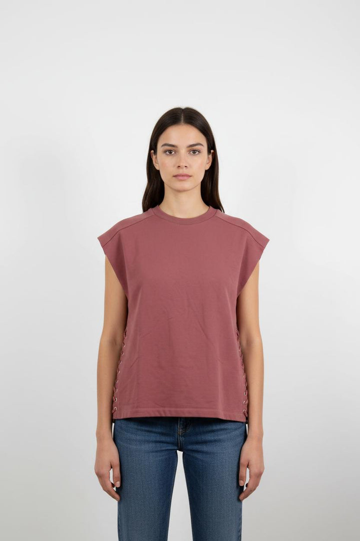 Sweat Sans Manches Rose - Taille S/36
