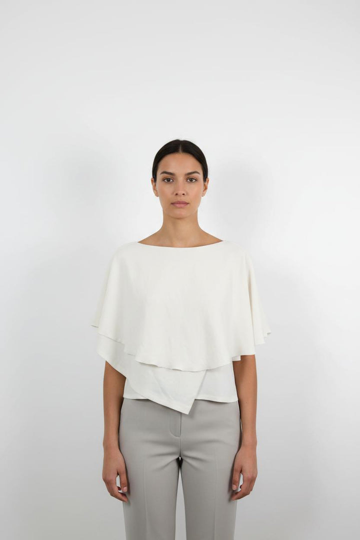 Top Asymétrique Blanc - Taille M/38