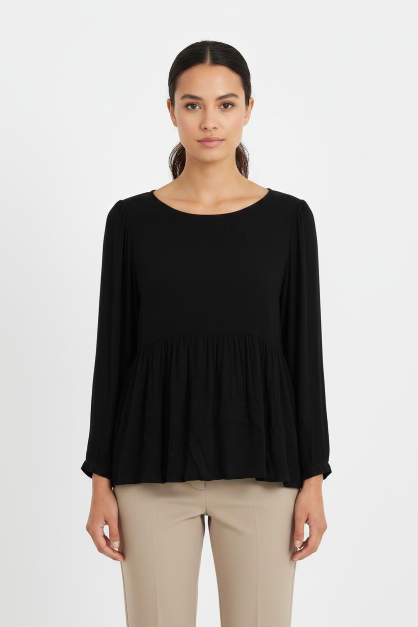 Blouse Noire - Taille S/36