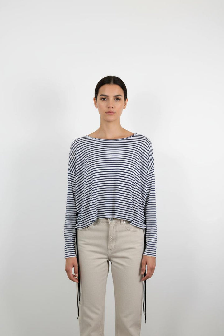 Pull Blanc et Bleu - Taille T.U.