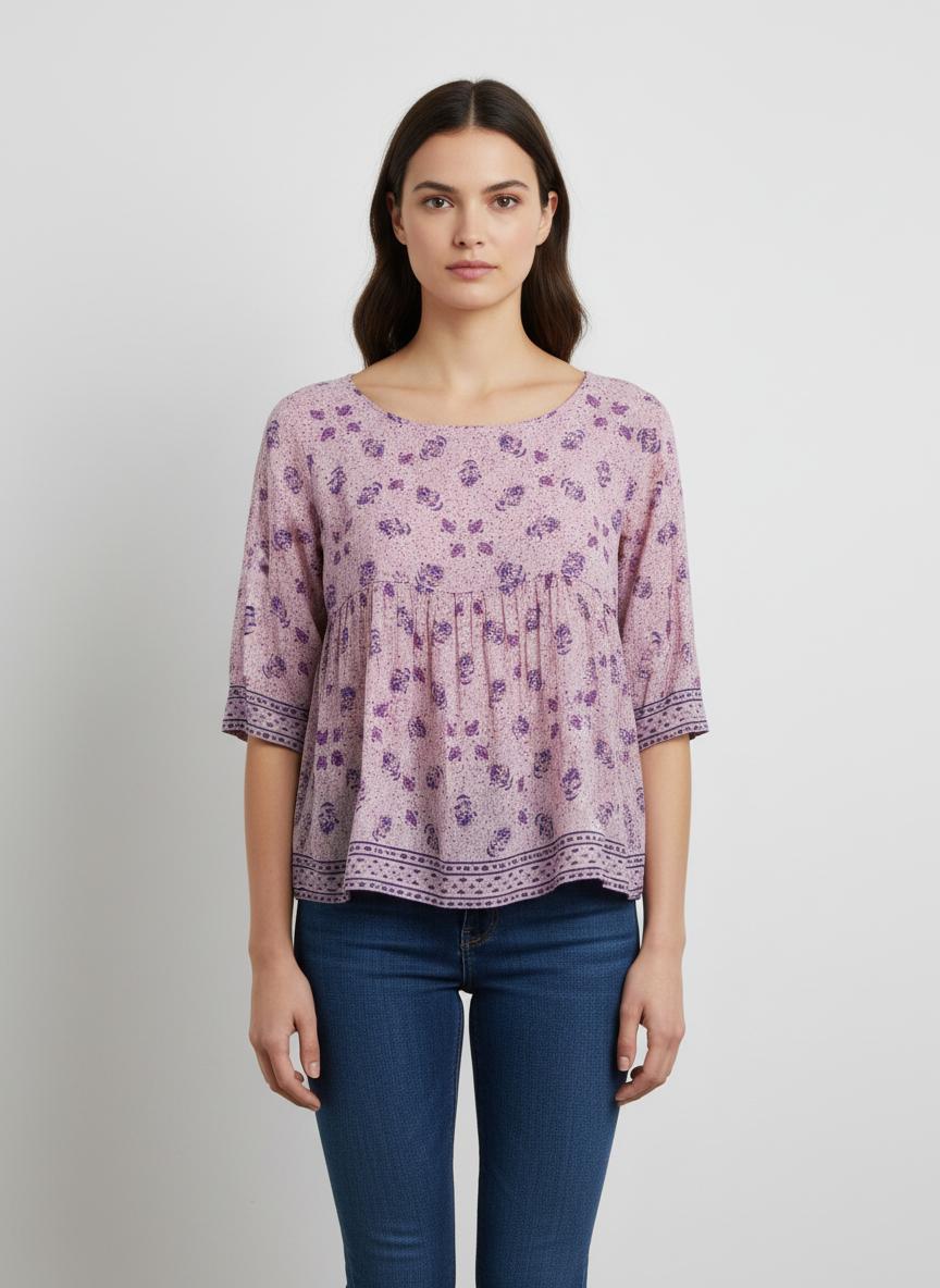 Blouse Violette - Taille S/36