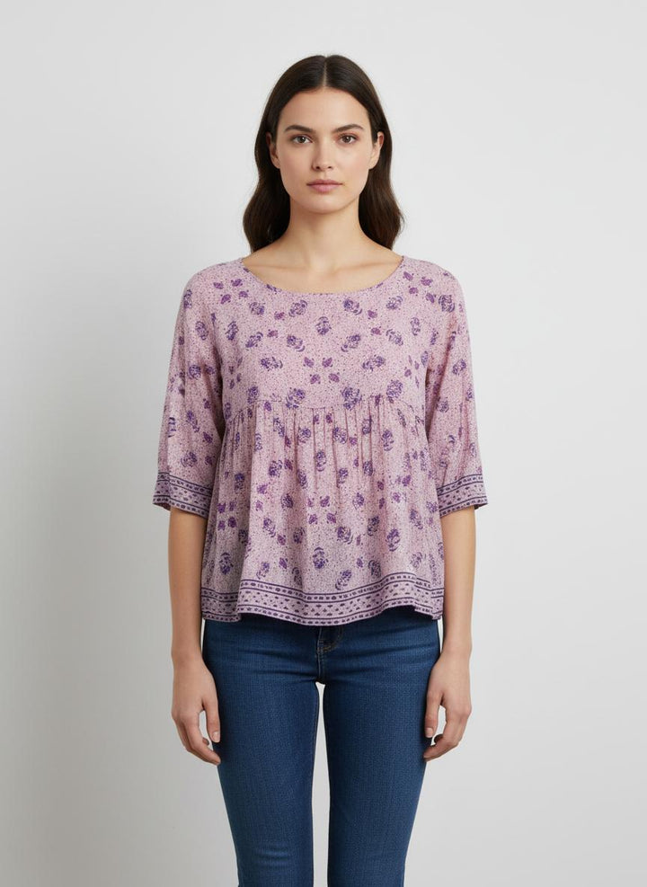 Blouse Violette - Taille S/36