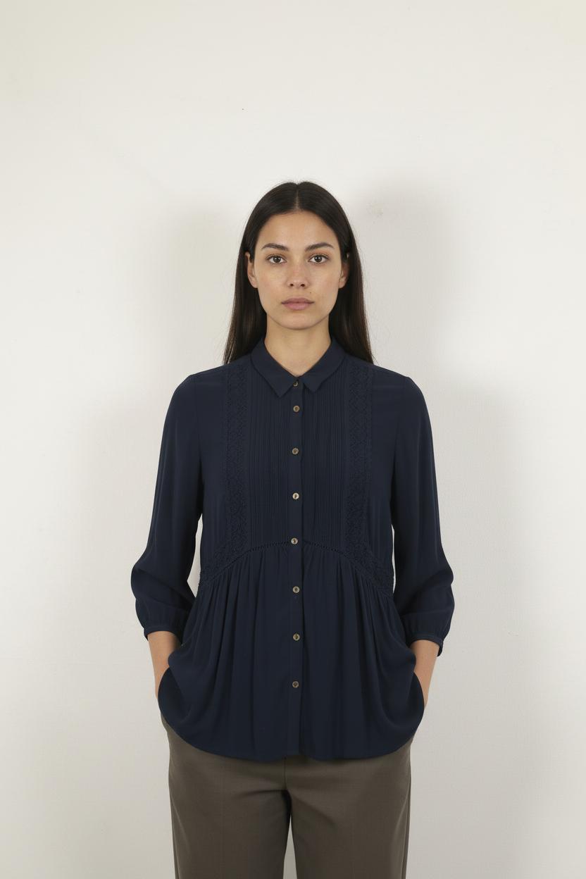 Blouse Bleue - Taille XS/34