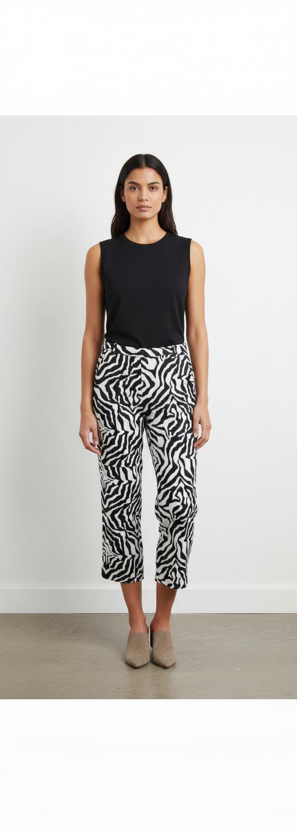 Bermuda Noir et Blanc - Taille M/38