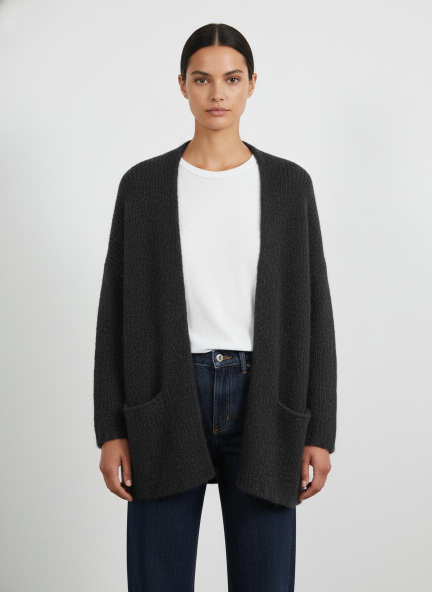 Cardigan Gris - Taille L/40