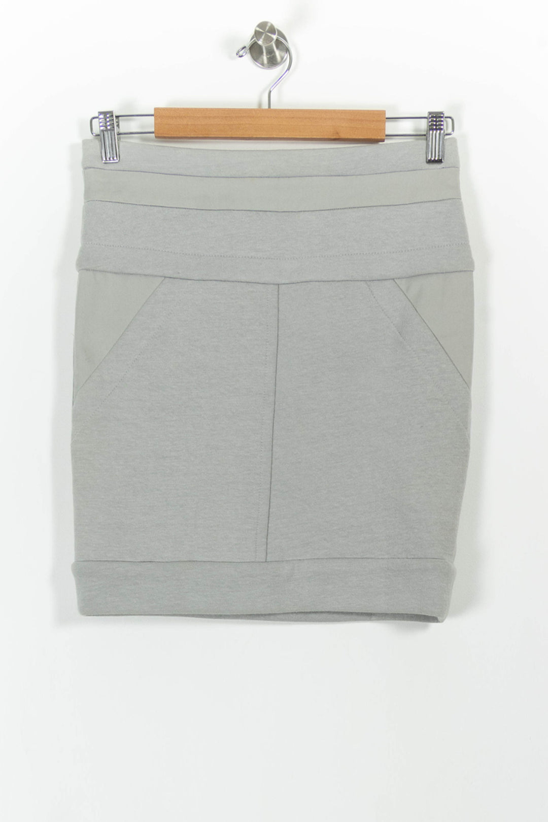 Jupe Droite Grise - Taille S/36 de la marque IRO | PARAD66981 - Vendu par Paradigme - Image 2