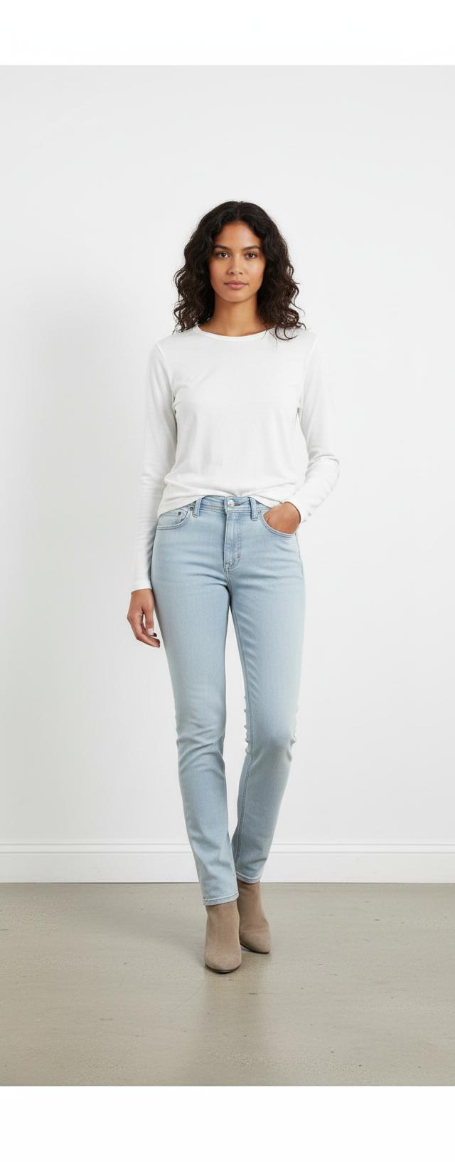 Jean Slim Bleu Clair - Taille L/40