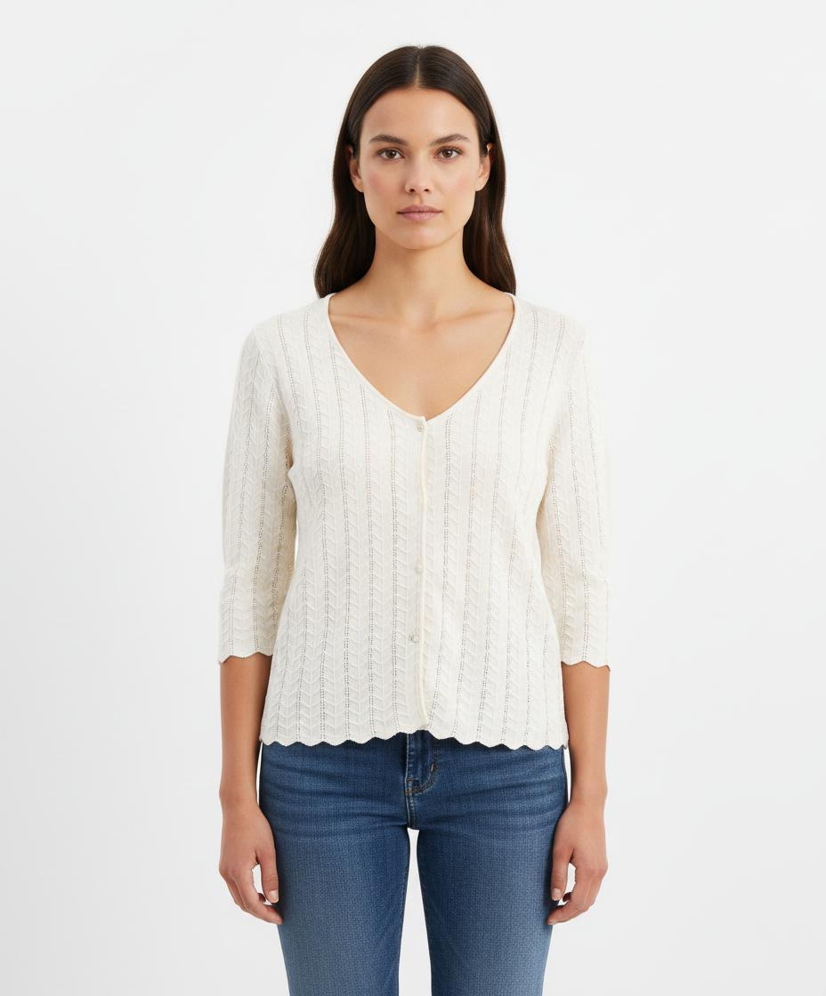 Gilet Blanc - Taille S/36