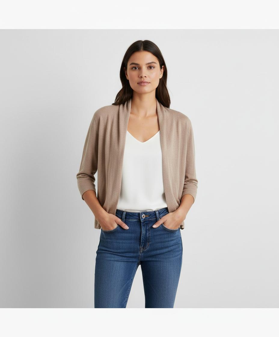 Cardigan Beige - Taille S/36
