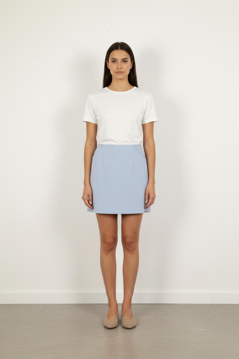 Jupe Courte Bleue - Taille S/36